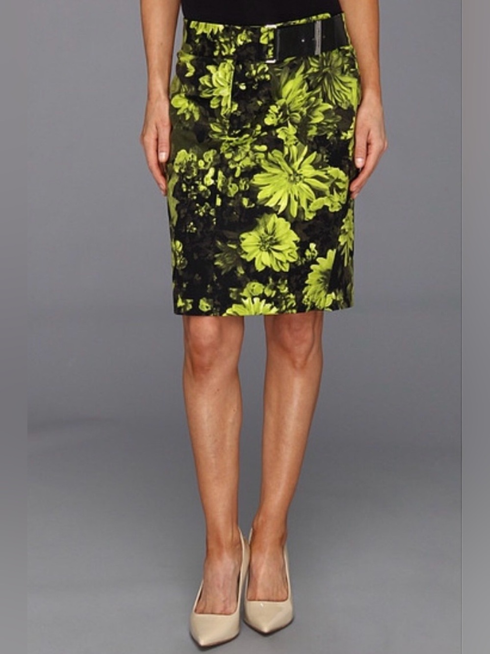 Michael Kors English Garden Floral Pencil Skirt.